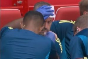 😮诺丁汉森林助教庆祝进球太激动划破头，缝了六针